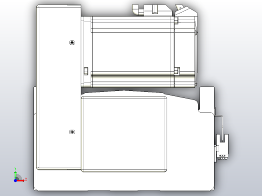 皮带直线轴半封闭可选导轨TPA-HNB-202D-140-L1000-LU-C-P75-N3前视缩略图