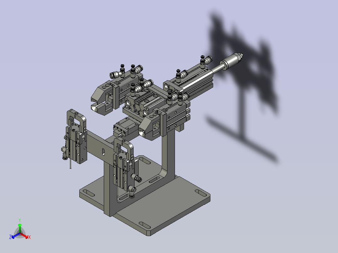 2018SOLIDWORKS0900Z后翻编织机构主视图