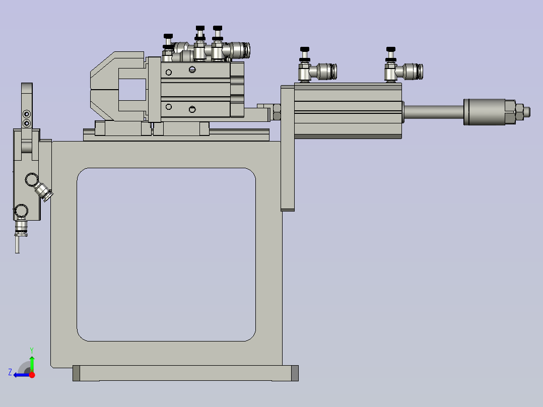 2018SOLIDWORKS0900Z后翻编织机构右视图