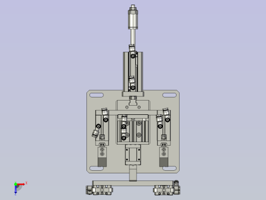 2018SOLIDWORKS0900Z后翻编织机构俯视缩略图
