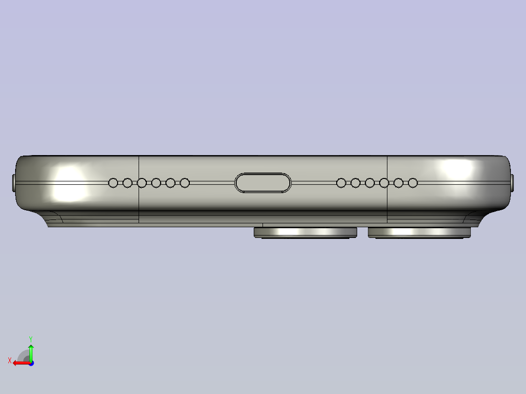 苹果 17Pro Max后视图