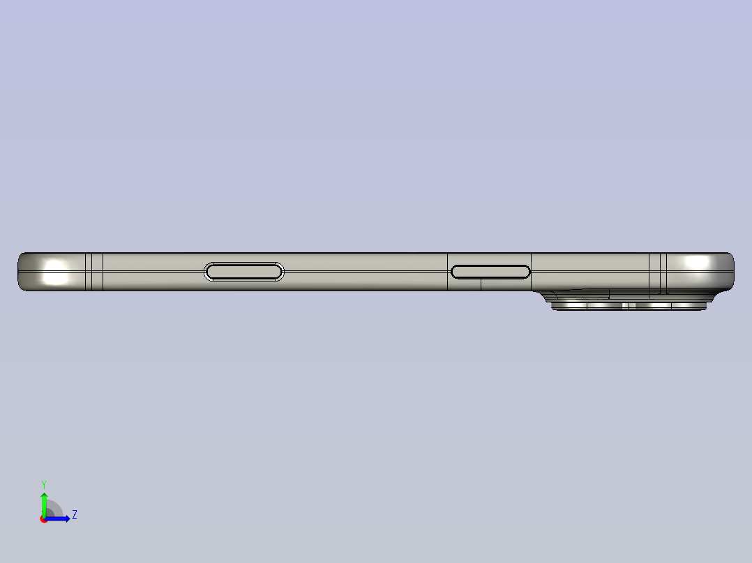 苹果 17Pro Max左视图