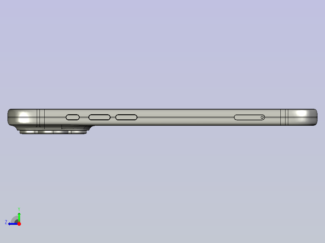 苹果 17Pro Max右视图