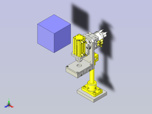一款压模组件3D图纸