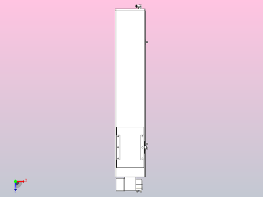 MCB17无尘皮带滑台[MCB17-L40-600-LD-P40-C3]俯视缩略图