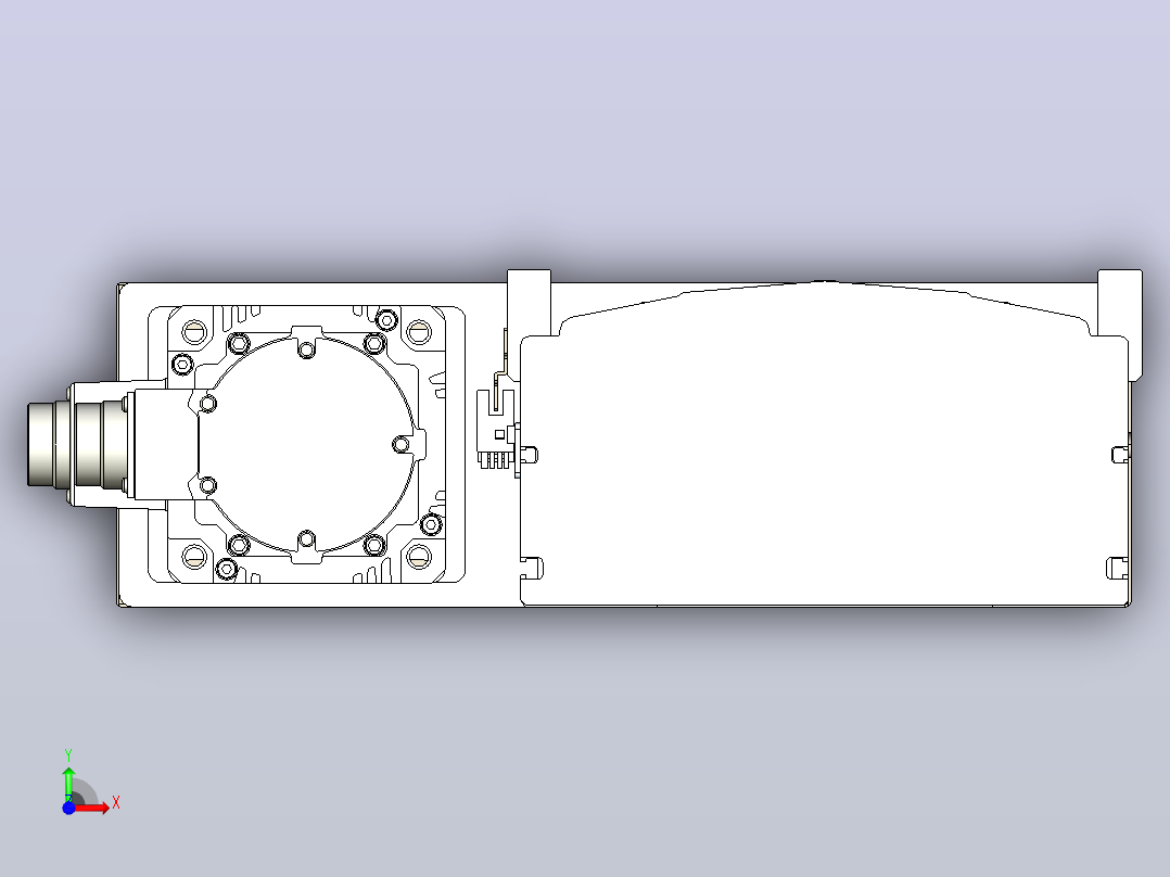 日规模组半封闭丝杆TPA-HNR-220D-3210C-L1950-MR-C-P1K-N3前视图