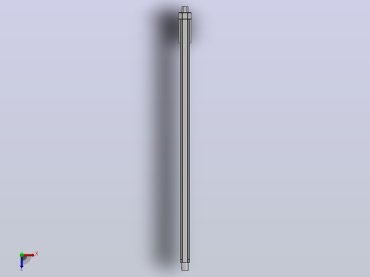 1000N电动推杆(ZJWSN-YF)[ZJWSN-YF-S700]俯视缩略图