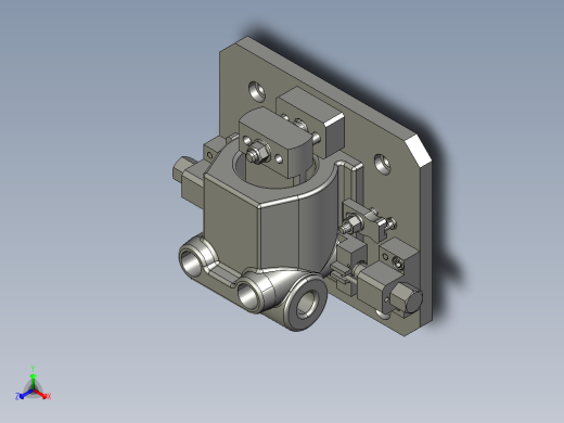 3轴数控铣床的夹具STP格式