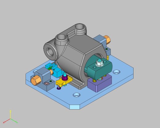 3轴数控铣床的夹具STP格式缩略图