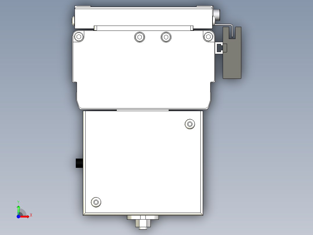 Toyo东佑达直线模组-ECH10-100-BM-100W前视图