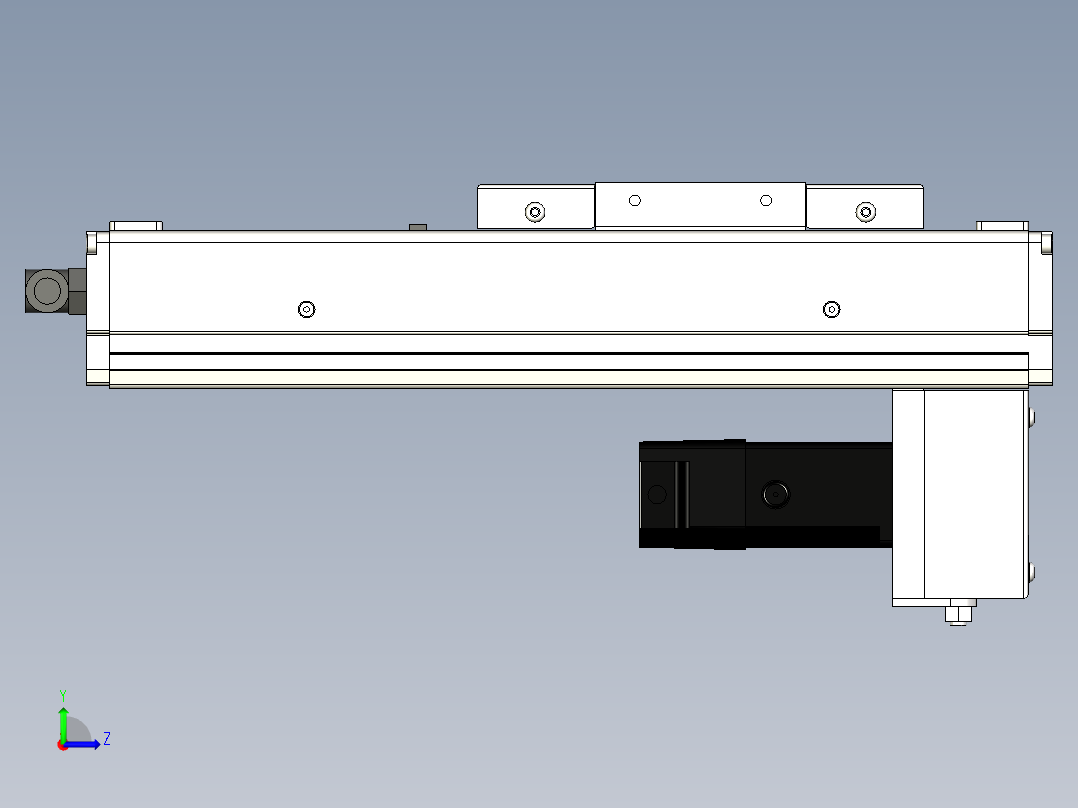 Toyo东佑达直线模组-ECH10-100-BM-100W左视图
