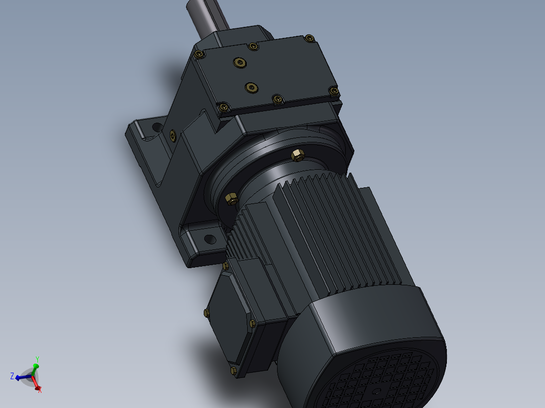 TR58MY90L4_0_S,1.5KW 速比26.31主视图