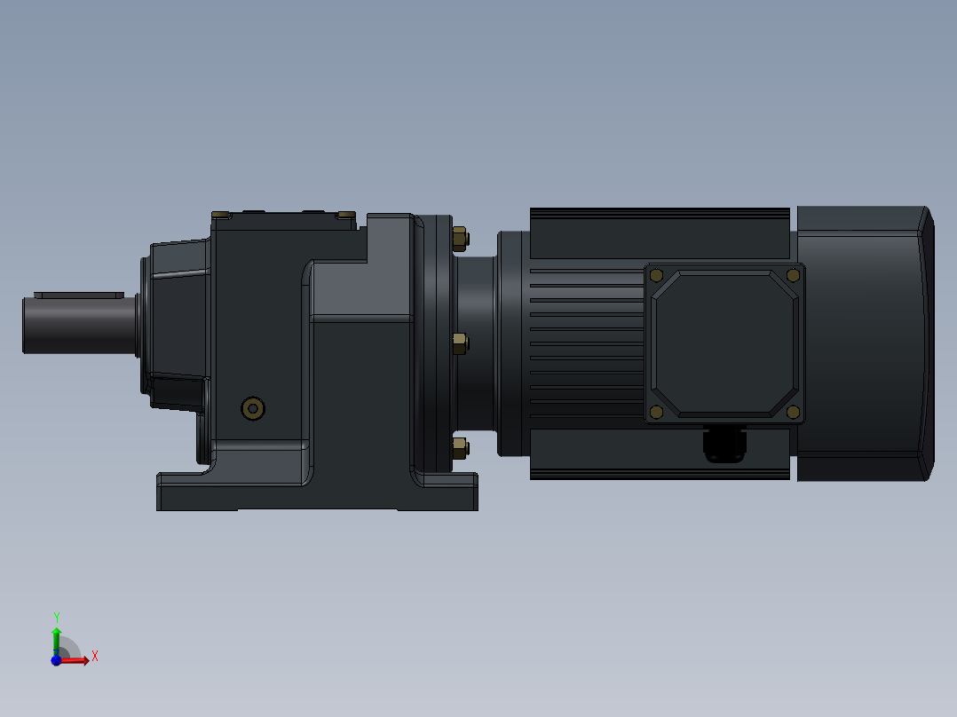 TR58MY90L4_0_S,1.5KW 速比26.31前视图