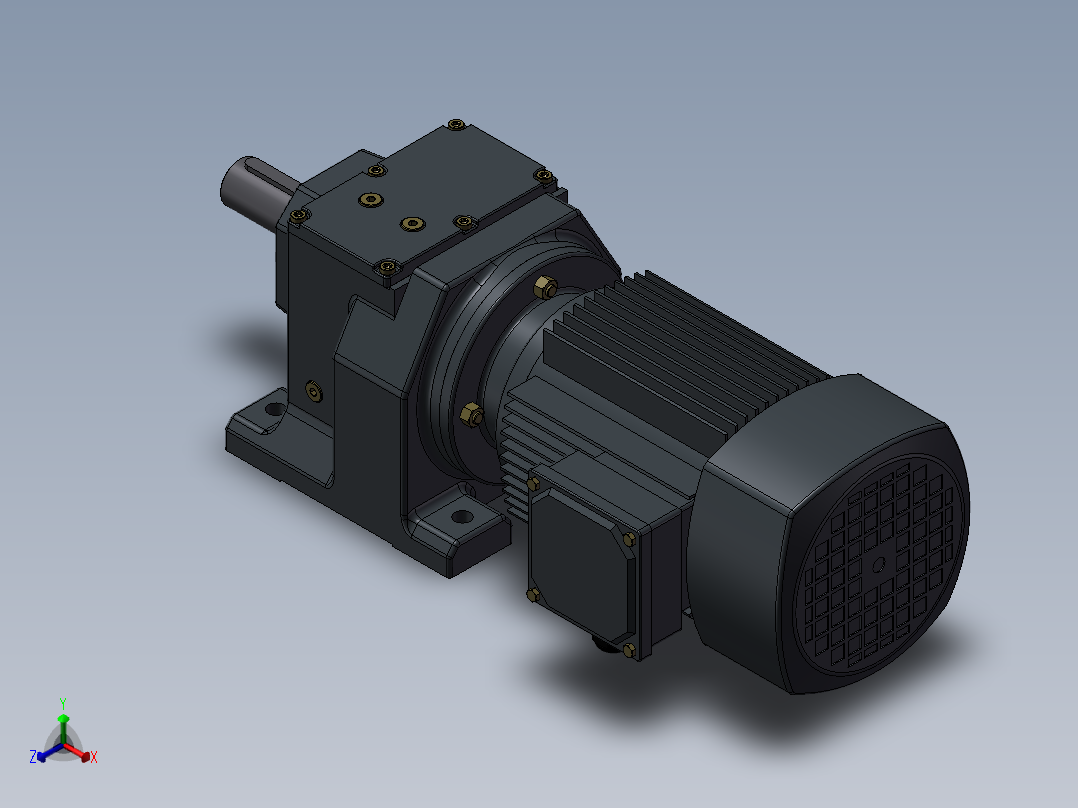 TR58MY90L4_0_S,1.5KW 速比26.31正等轴测图