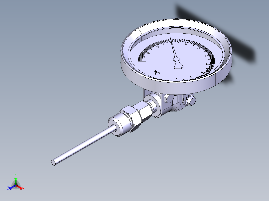 温度计2正等轴测图