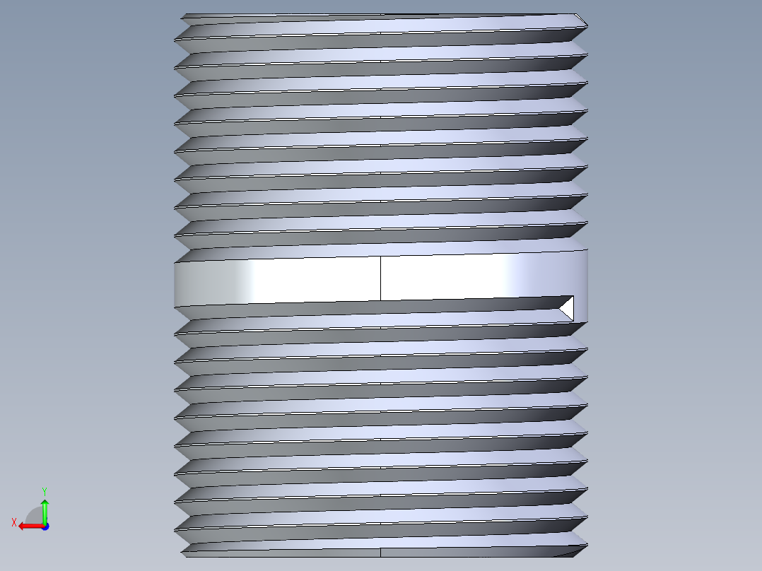 聚氯乙烯配件33-Sch80_Nipple_MPTxMPT_861-104_0.75in x Close后视图