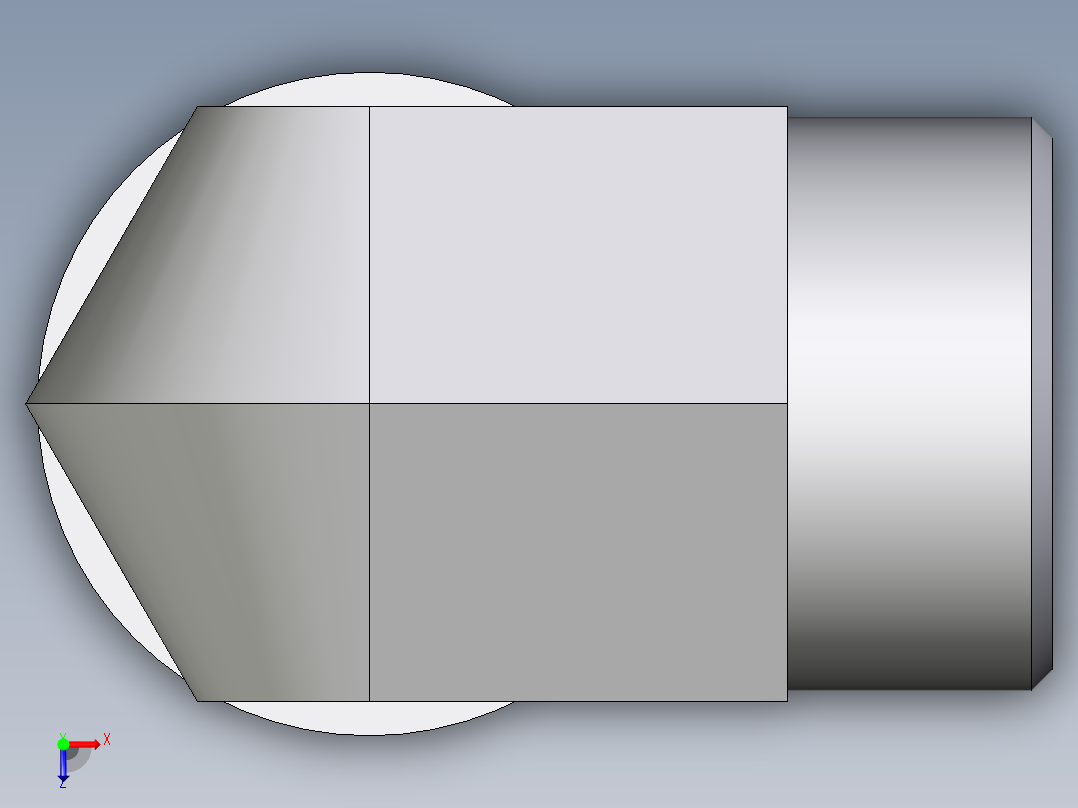 卡套式工业通用硬管接头EO_Adjustable_Locknut_elbow_WEE18LROMDCF俯视图