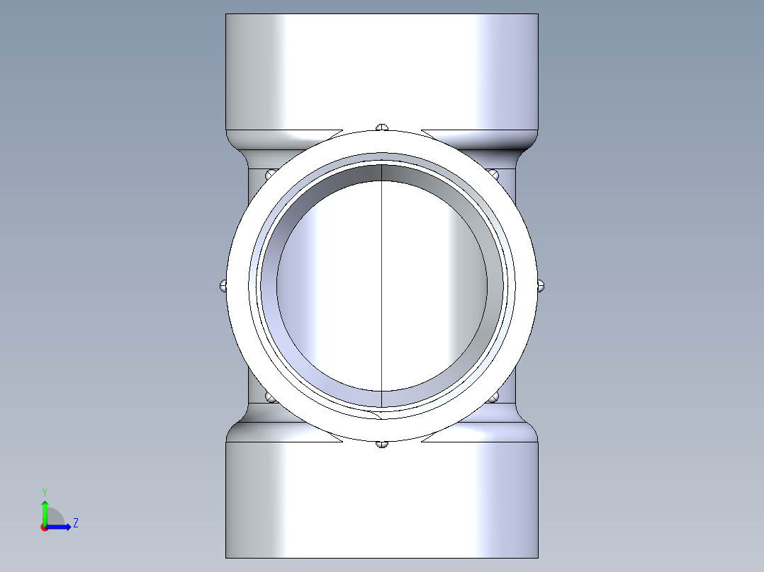 船舶管路系统S23A_SeaDrainPLUS_CleanOutTee-SxSxFPT_37E161101_1-1-2in Sea Drain Plus - Cleanout Tee- SxSxFPT左视图