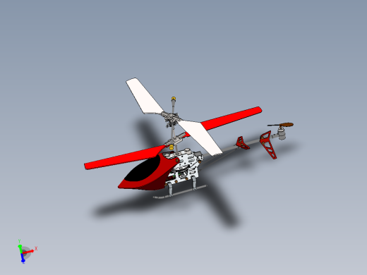 直升飞机 飞机模型设计 (4)