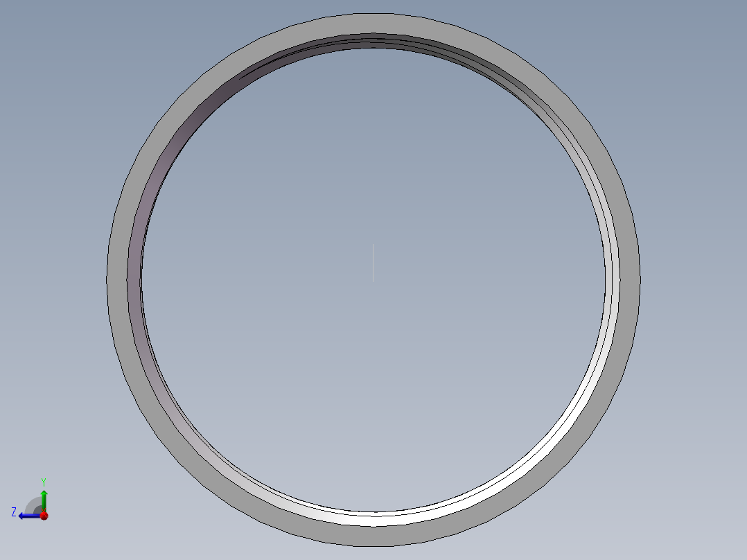 管箍-等径直通 DN50右视图