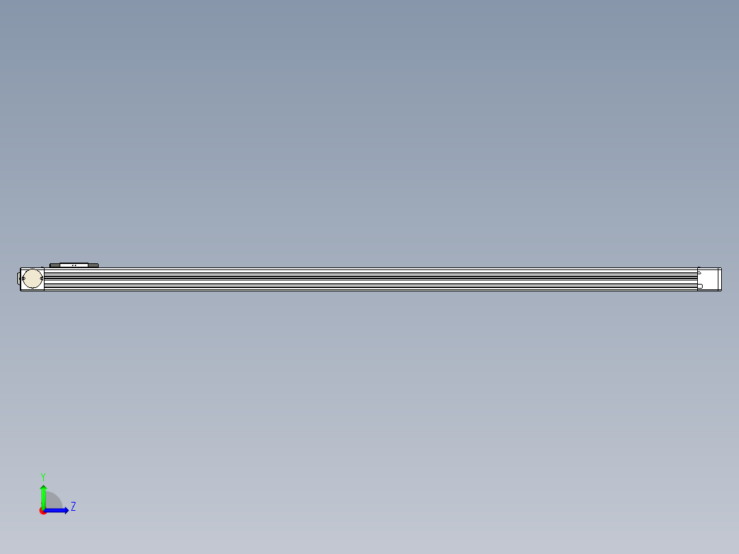 同步带滑台-欧规BC6-L120-S1700-R-P40-D3左视图