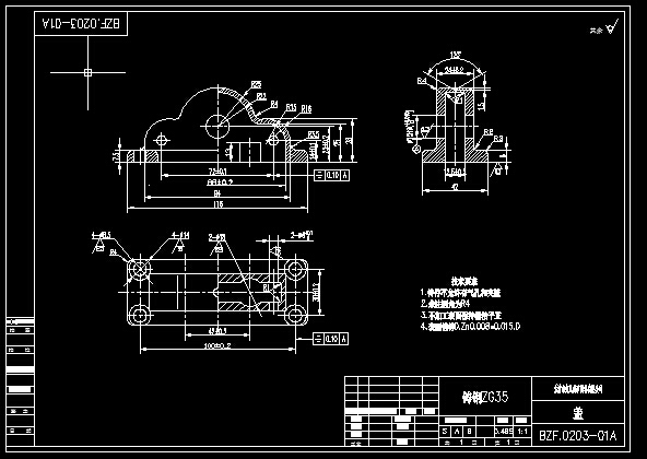换向阀CAD全套图纸 机械设计CAD图纸DWG图纸2D图纸