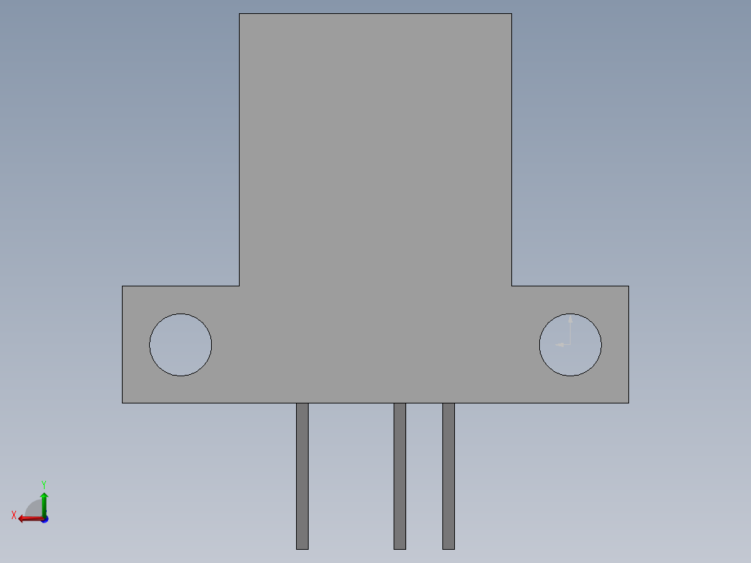 光电开关-EE-SPY301（配接线端子）后视图
