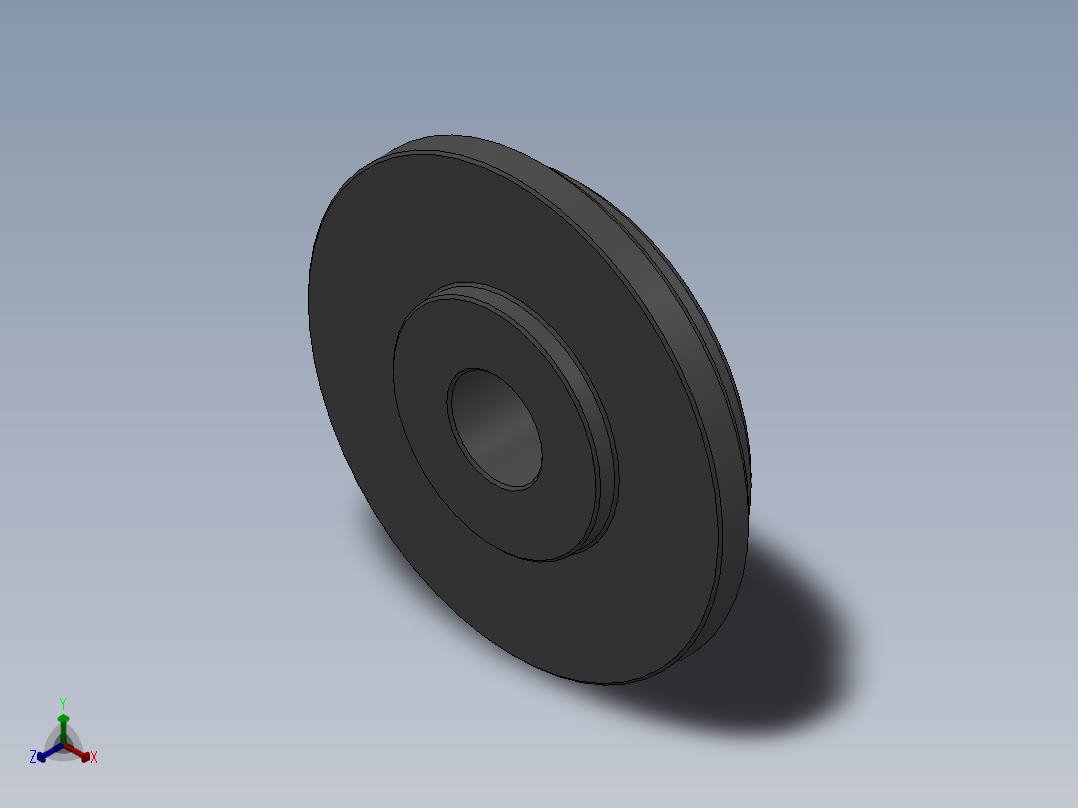 绞车 350 公斤正等轴测图