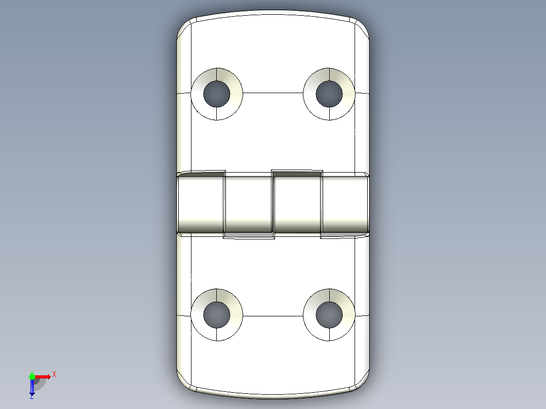 型材-KJN 50-50 COMBI HINGE 095K5050F00俯视图