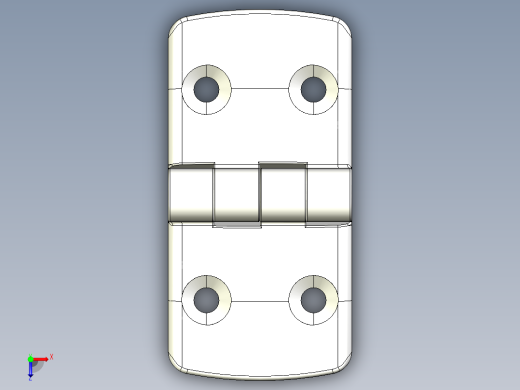 型材-KJN 50-50 COMBI HINGE 095K5050F00俯视缩略图