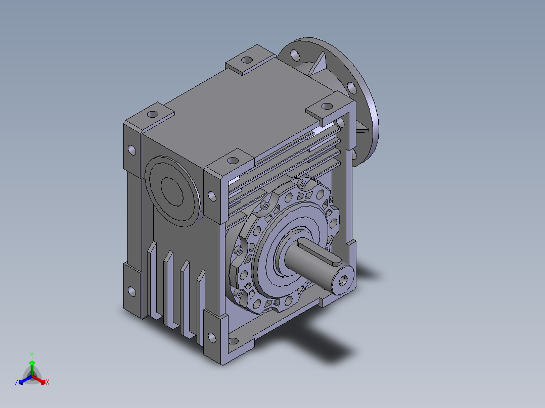 减速机正等轴测图