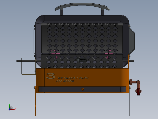 家用烤肉机烧烤机前视缩略图