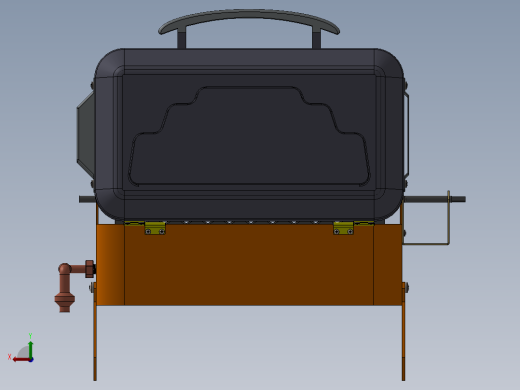 家用烤肉机烧烤机后视缩略图