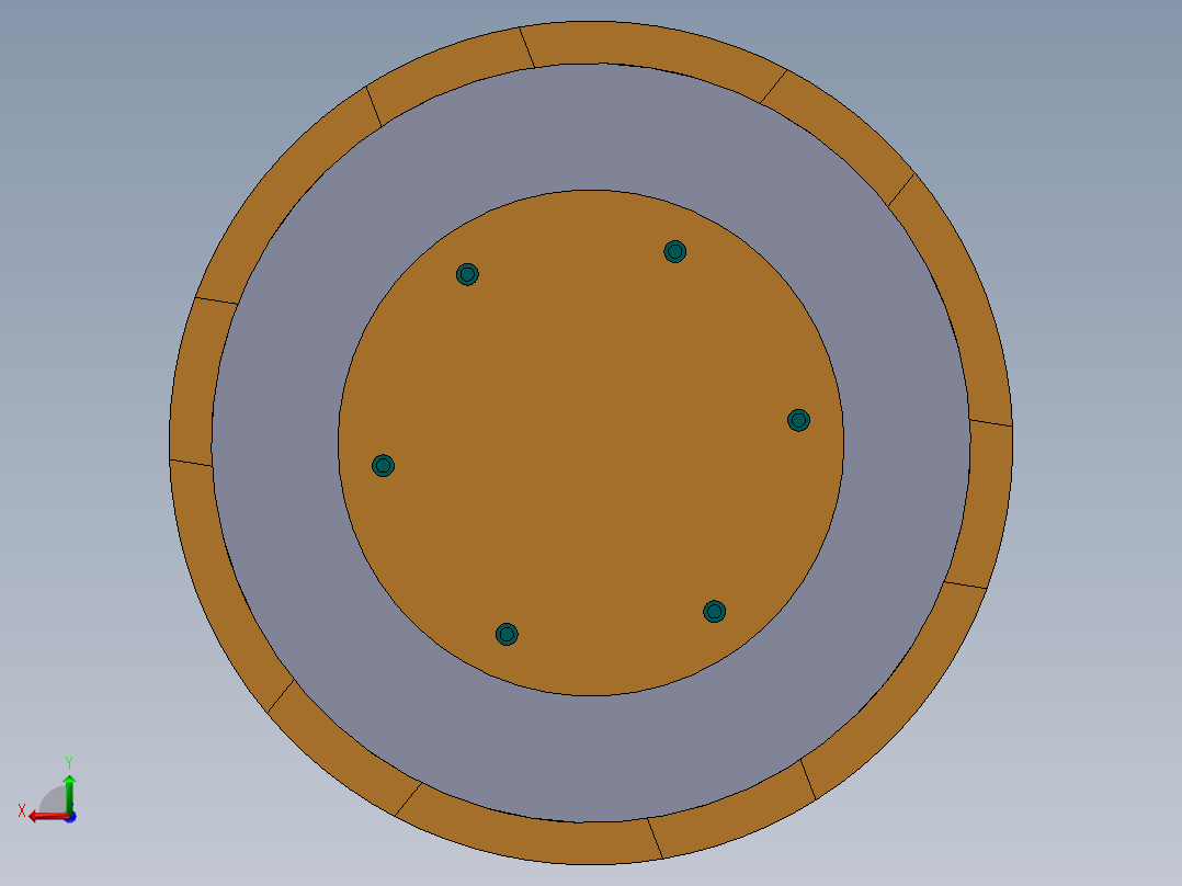 Q516-基于缩放变形机构的桌面装饰机械设计【三维SolidWorks】后视图
