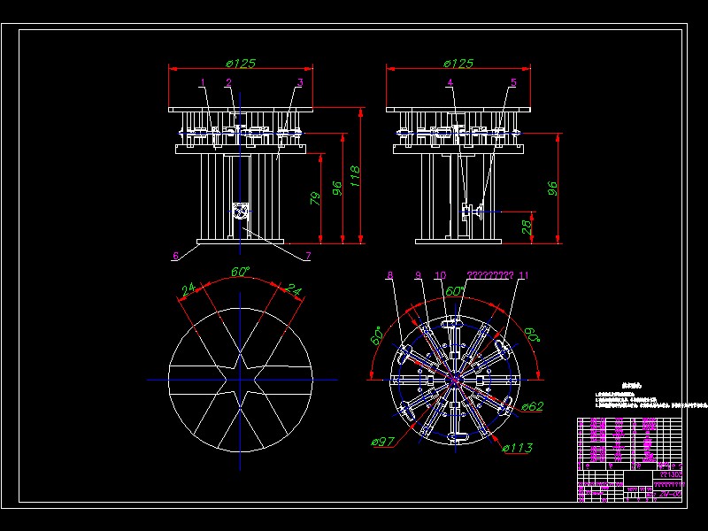 Q516-基于缩放变形机构的桌面装饰机械设计【三维SolidWorks】