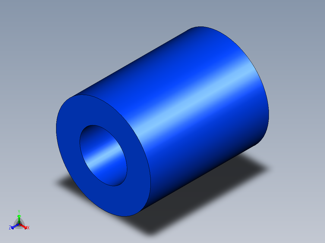輕荷重彈簧(扁線)(藍色)TL.TLR-3D多系列多零件图纸模型主视图