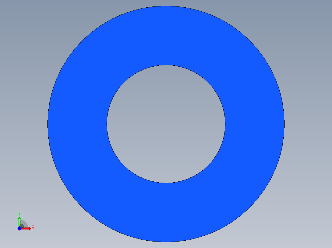 輕荷重彈簧(扁線)(藍色)TL.TLR-3D多系列多零件图纸模型前视图