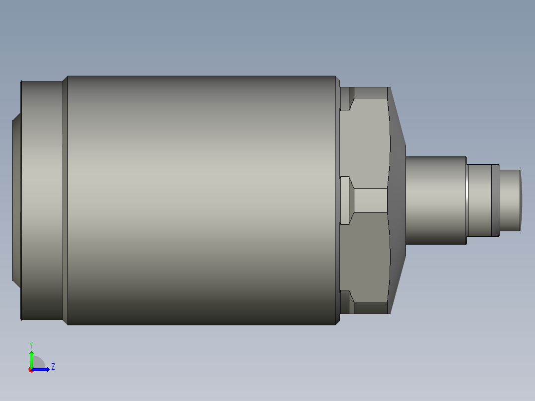 KOSMEKLD0452-x-E多系列多零件图纸模型左视图