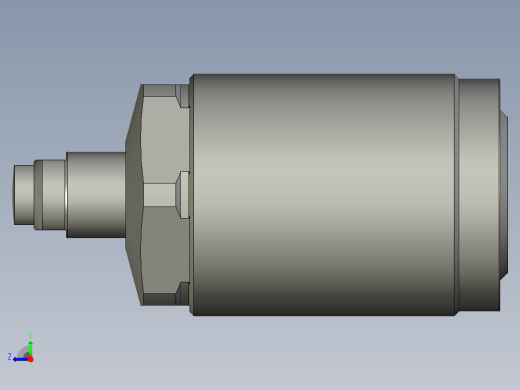 KOSMEKLD0452-x-E多系列多零件图纸模型右视缩略图