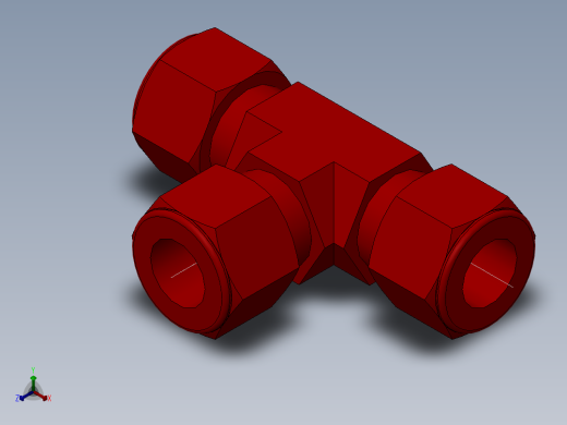 solidworks-lok tubing branch tee