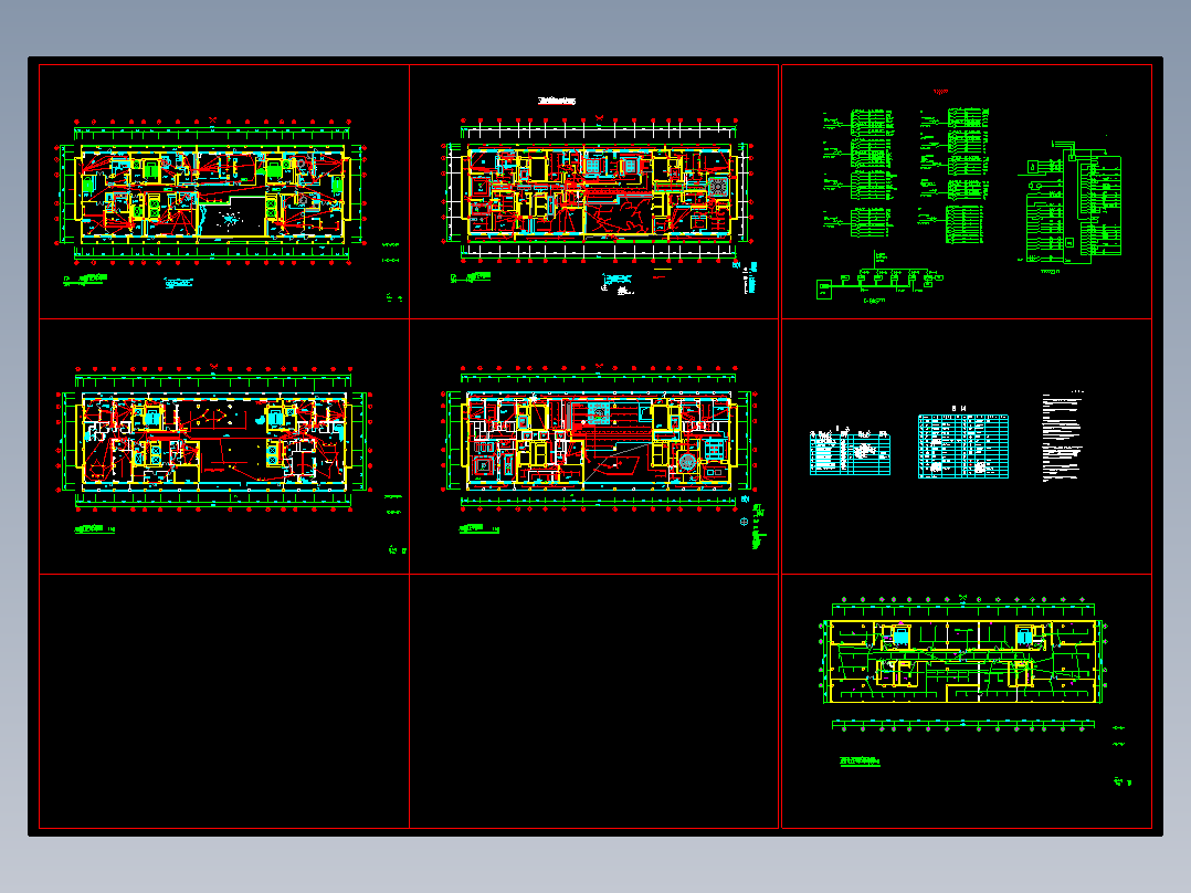 酒店总统套房电气照明布置图