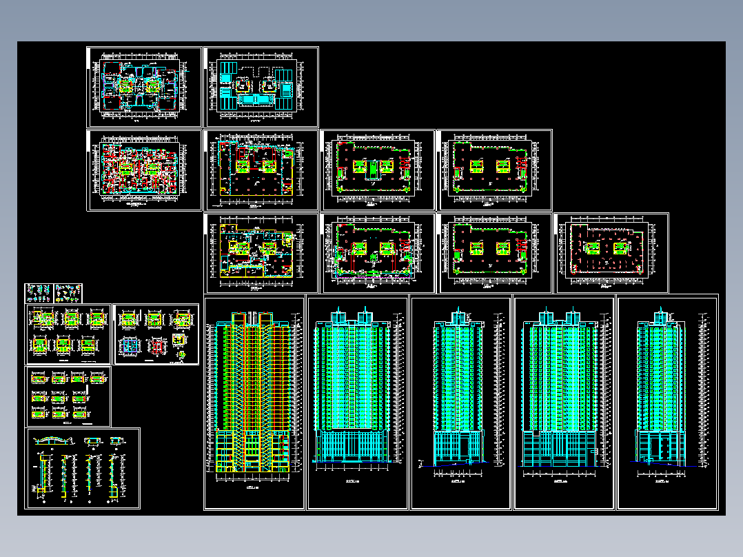 南方某高层平立剖