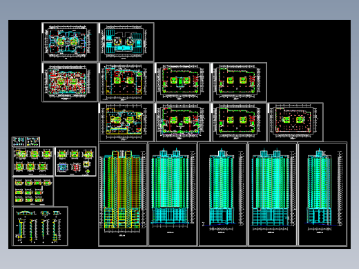 南方某高层平立剖