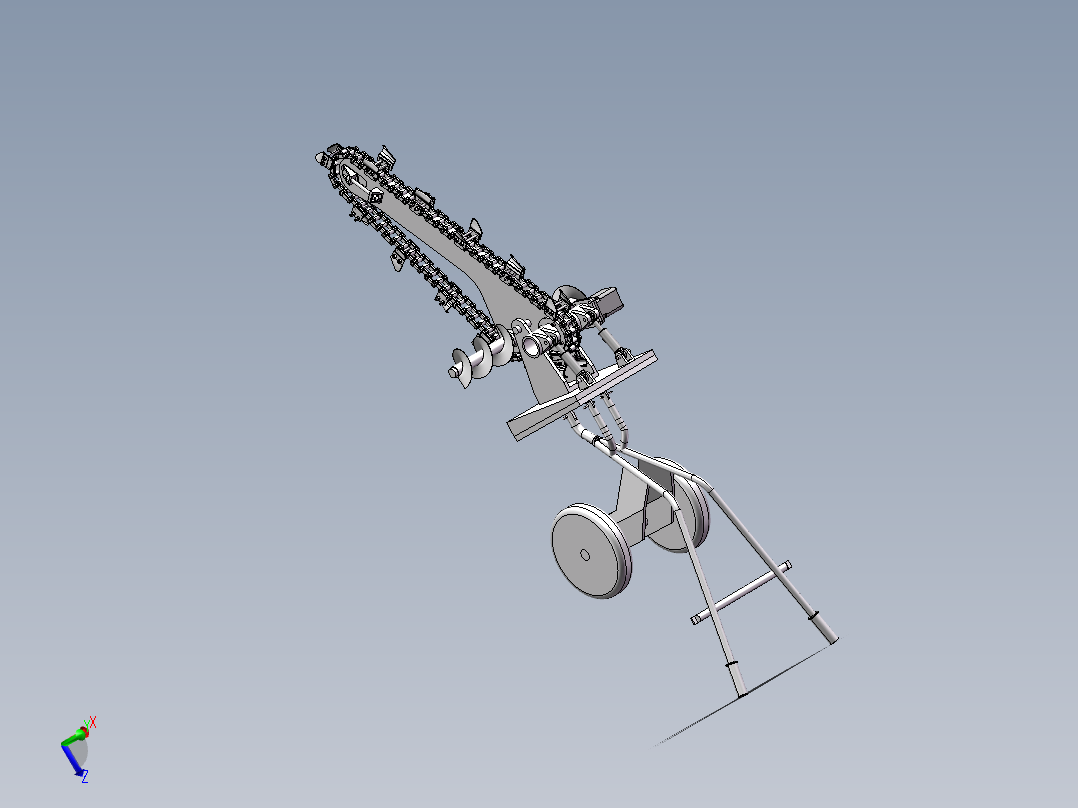 开沟机设计+说明书主视图