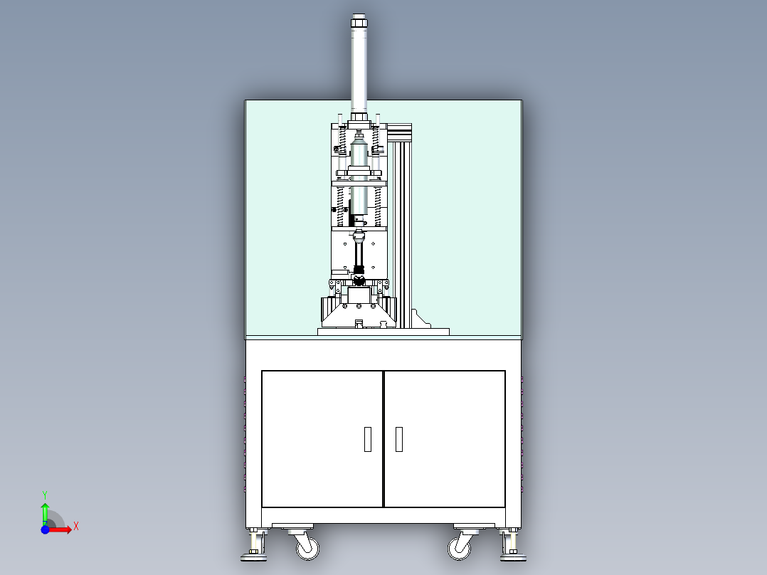 弯管拧螺丝装配专机前视图