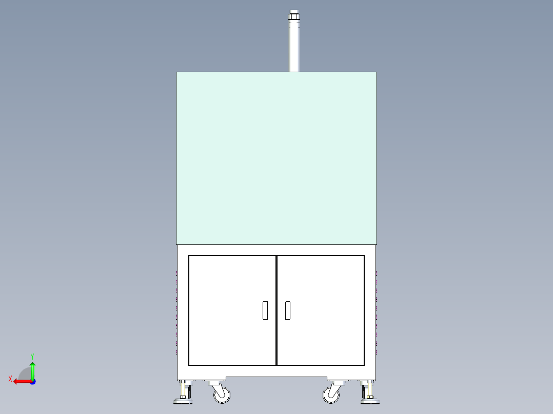弯管拧螺丝装配专机后视图