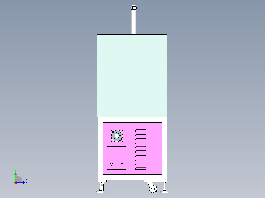 弯管拧螺丝装配专机左视图