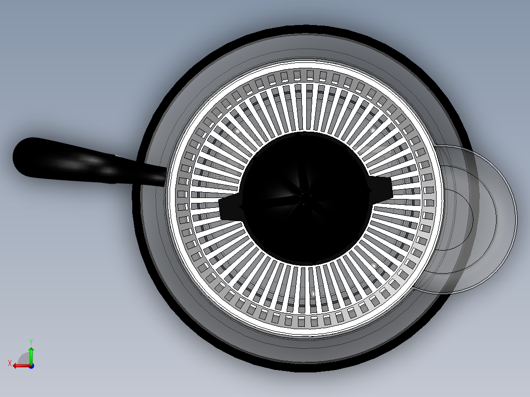 榨汁机(9)后视图