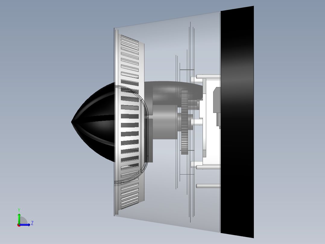 榨汁机(9)左视图