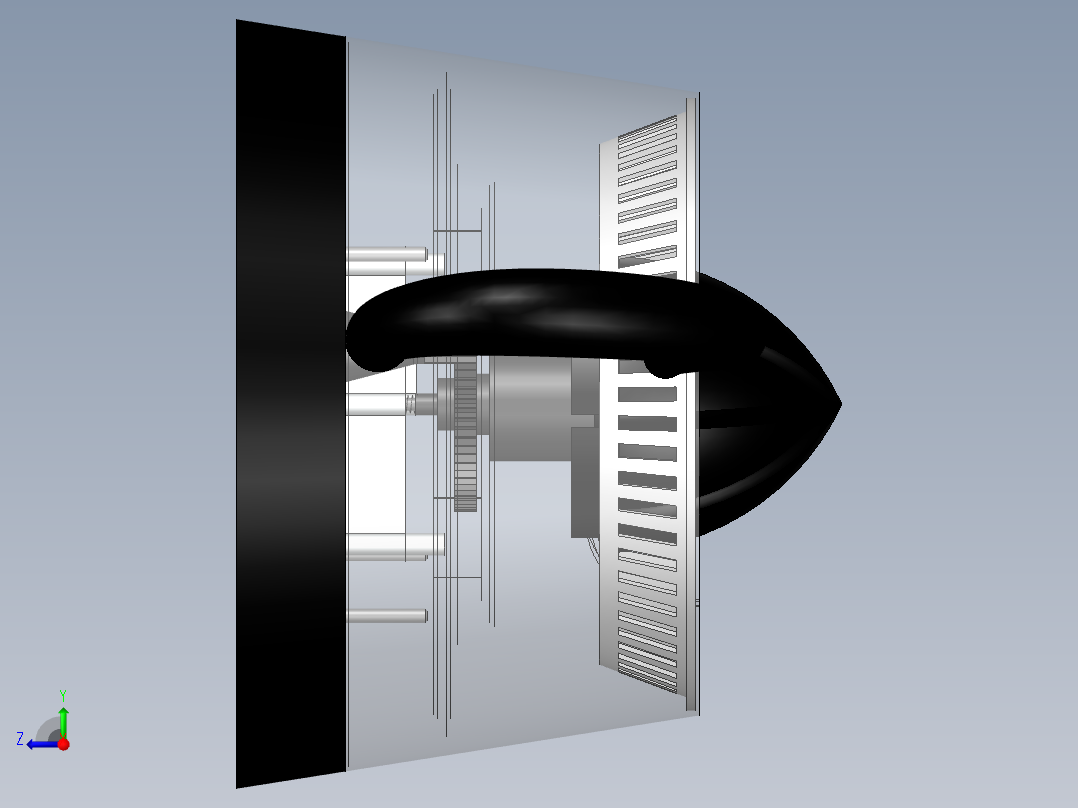 榨汁机(9)右视图